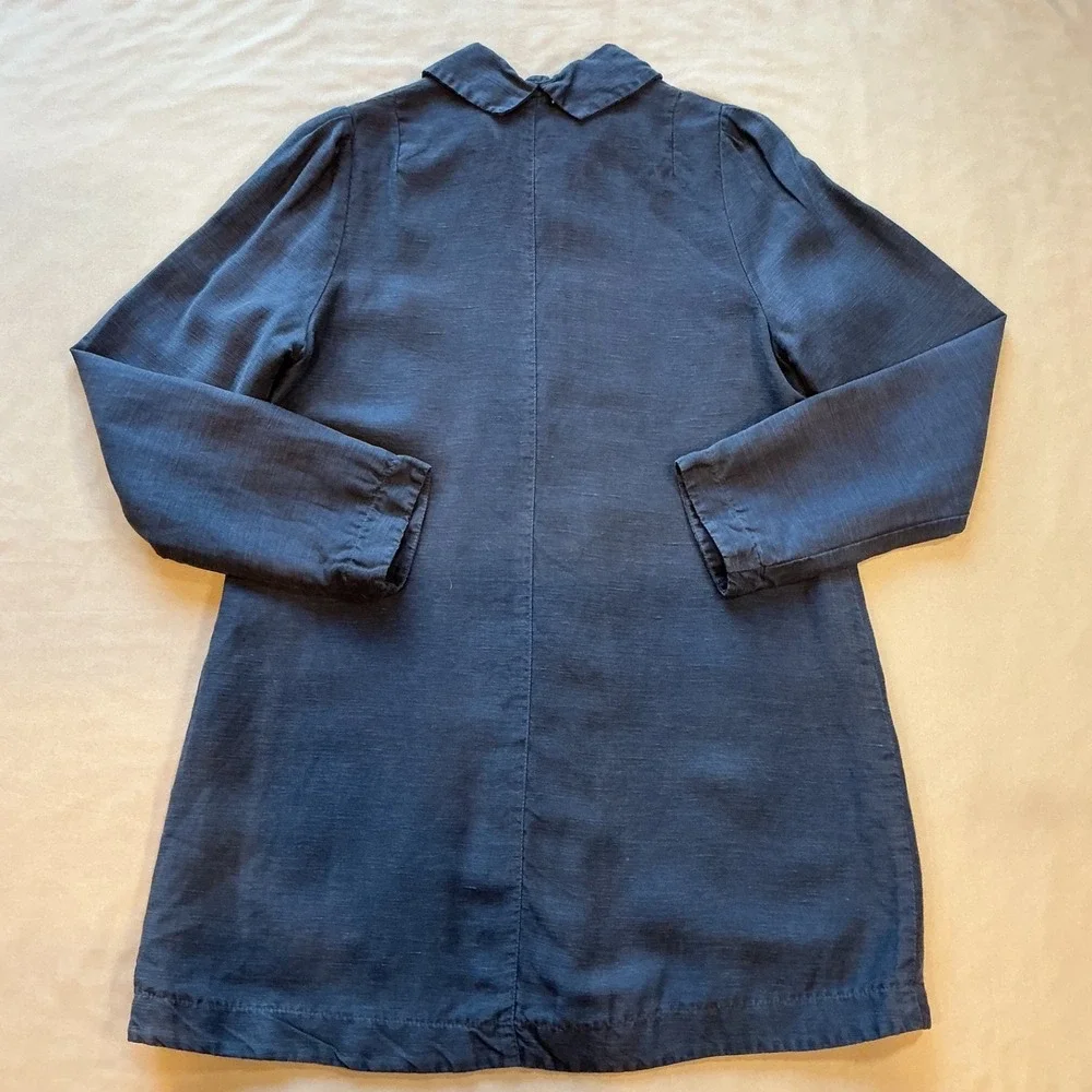 Prairie Underground | Lyocel/Linen Blend Made in USA Hidden Buttons Coat Sz‎ S